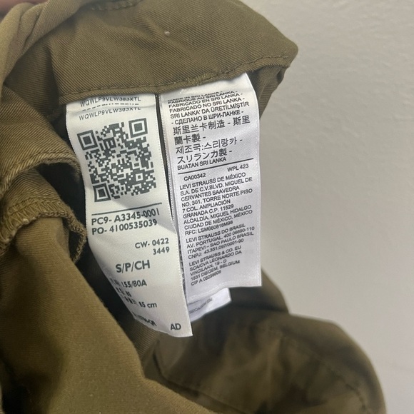 Levi’s Baggy Surplus Army Green Long‎ Sleeve Utility Jumpsuit Size Small - Picture 15 of 16